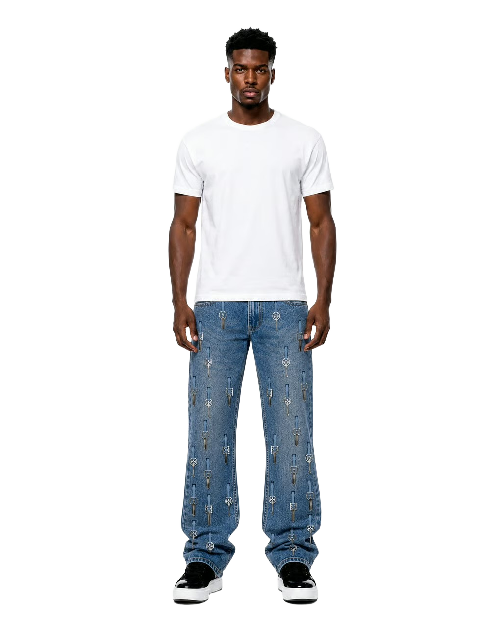 UNISEX KEY DENIM JEANS