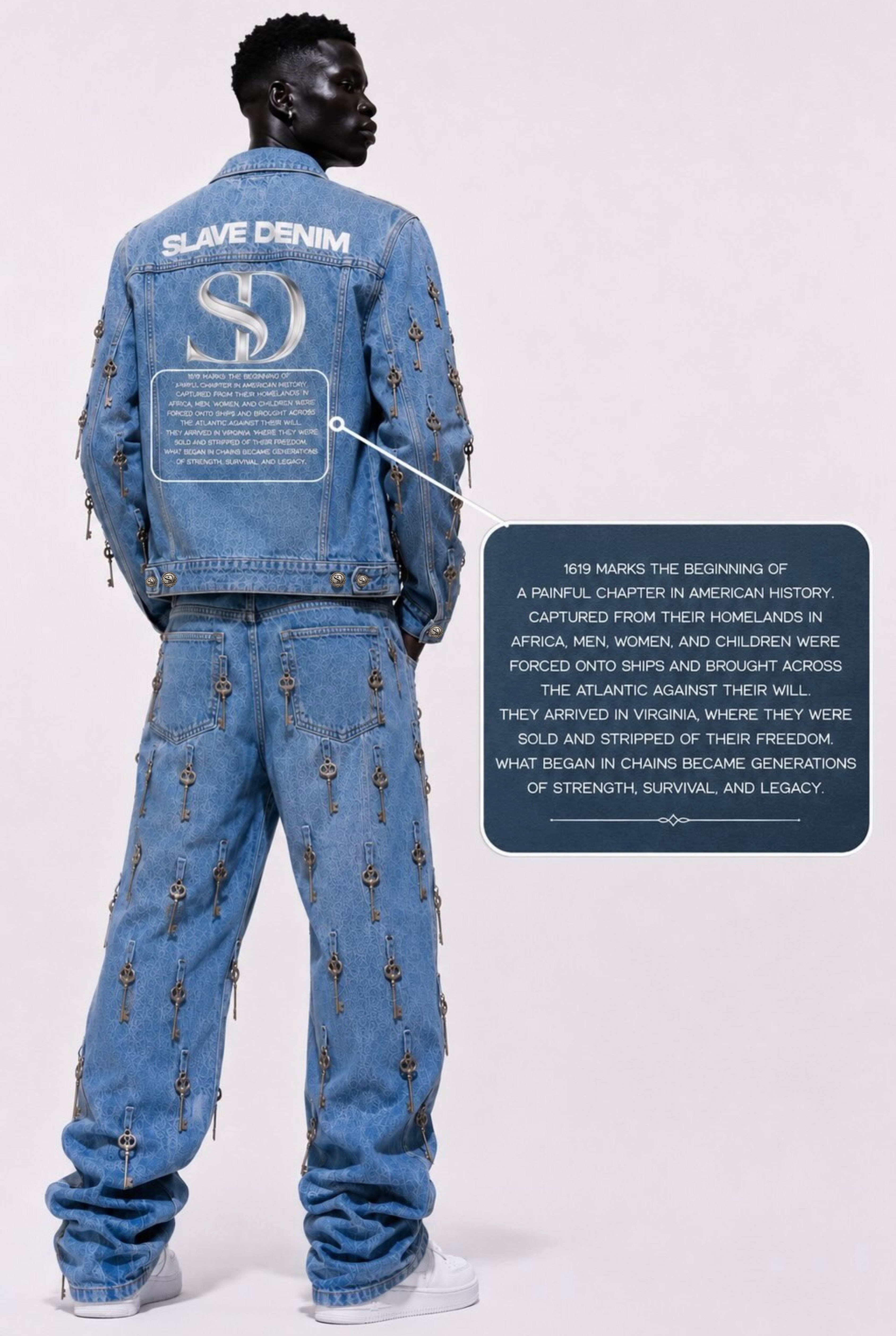 UNISEX SLAVE DENIM™ KEY DENIM SET