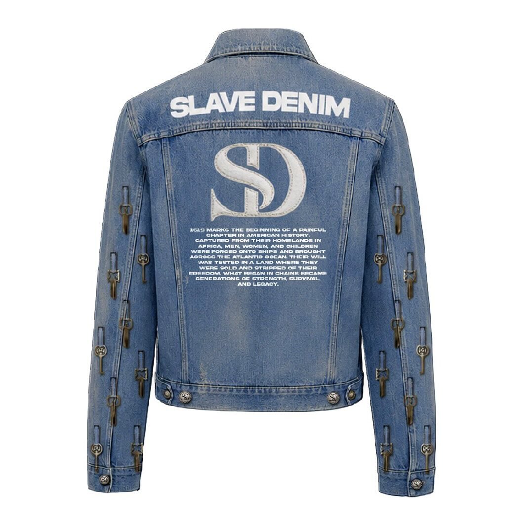 UNISEX SLAVE DENIM™ KEY DENIM JACKET Secondary image