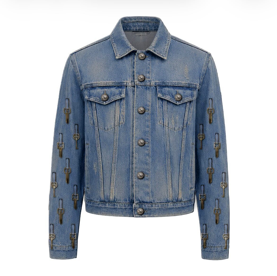 UNISEX SLAVE DENIM™ KEY DENIM JACKET Main image