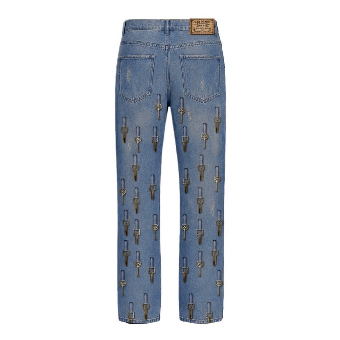 UNISEX SLAVE DENIM™ KEY DENIM JEANS Secondary image