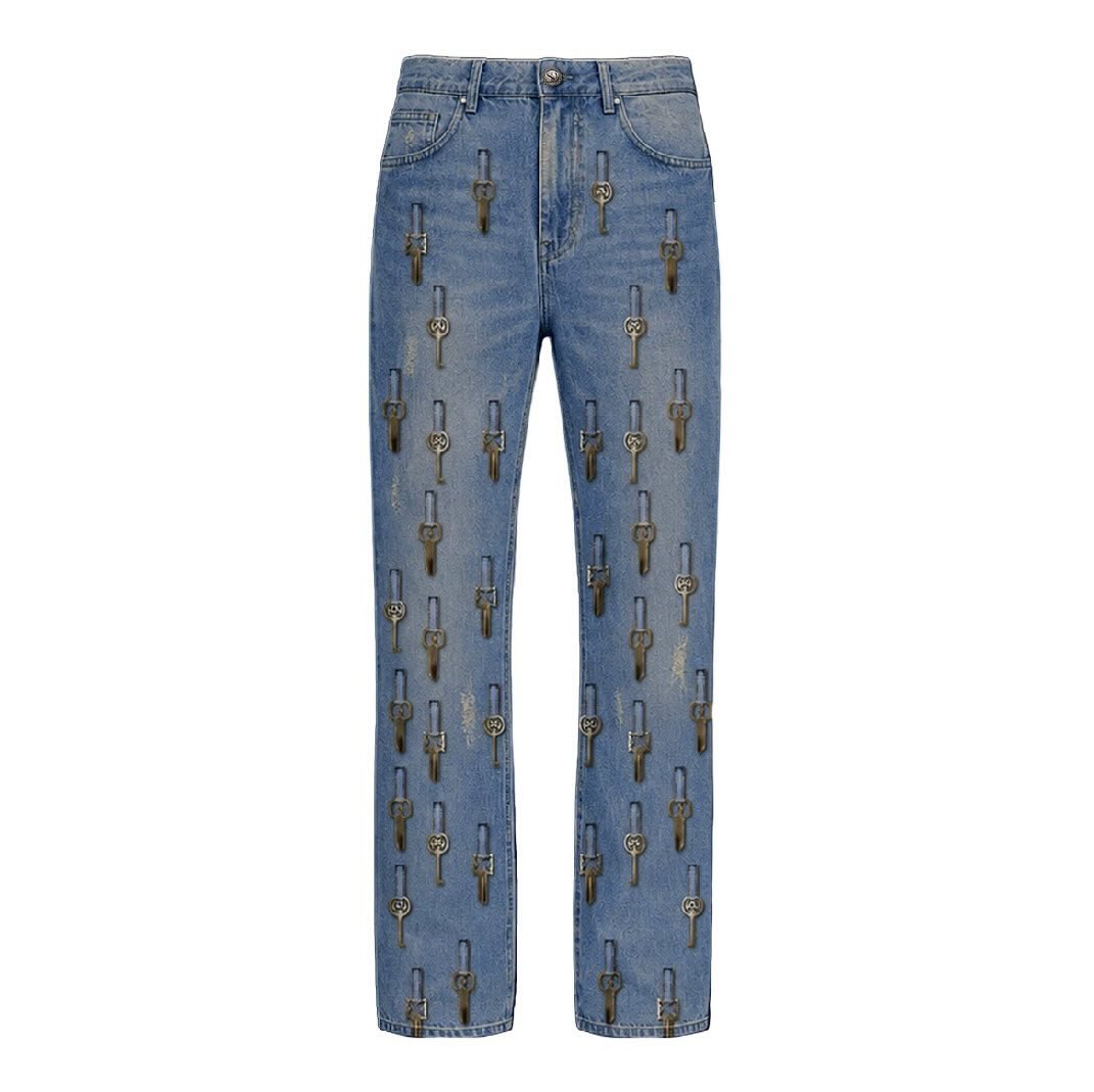 UNISEX SLAVE DENIM™ KEY DENIM JEANS Main image