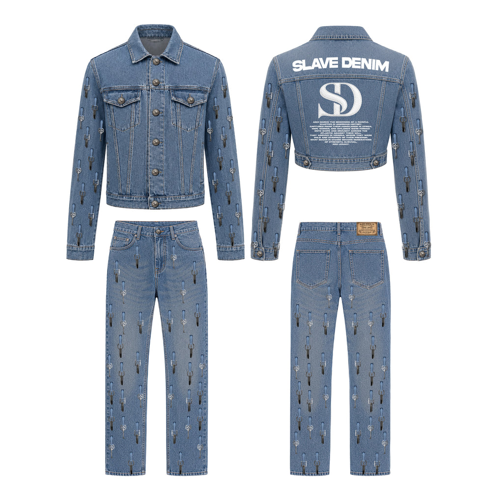 UNISEX SLAVE DENIM KEY DENIM SET