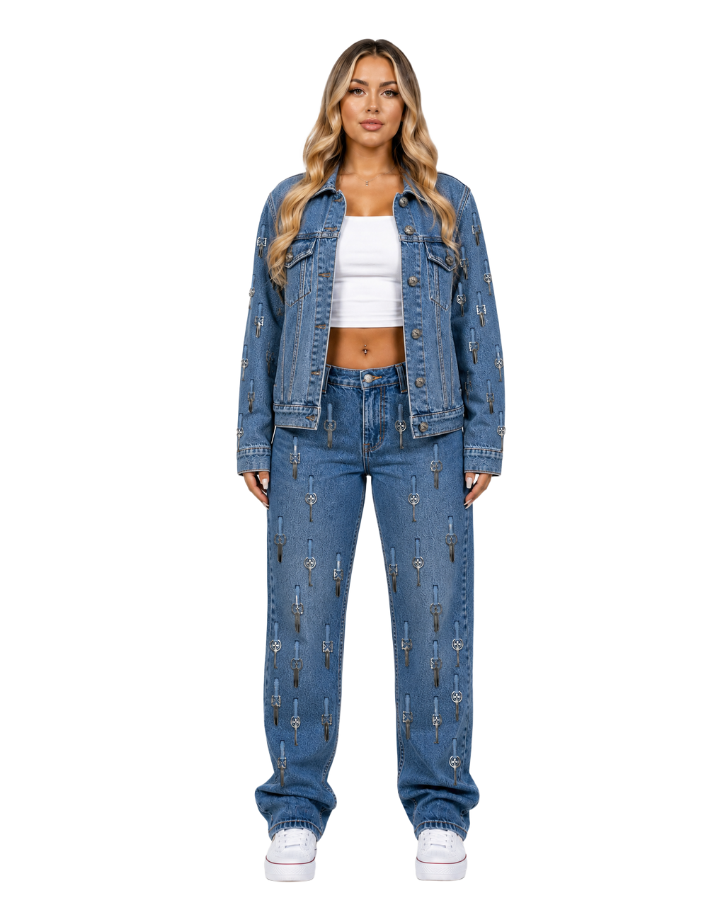 UNISEX KEY DENIM JACKET