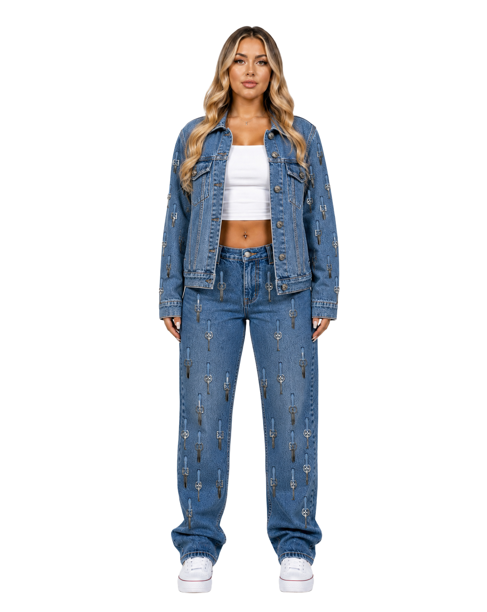 UNISEX KEY DENIM JACKET
