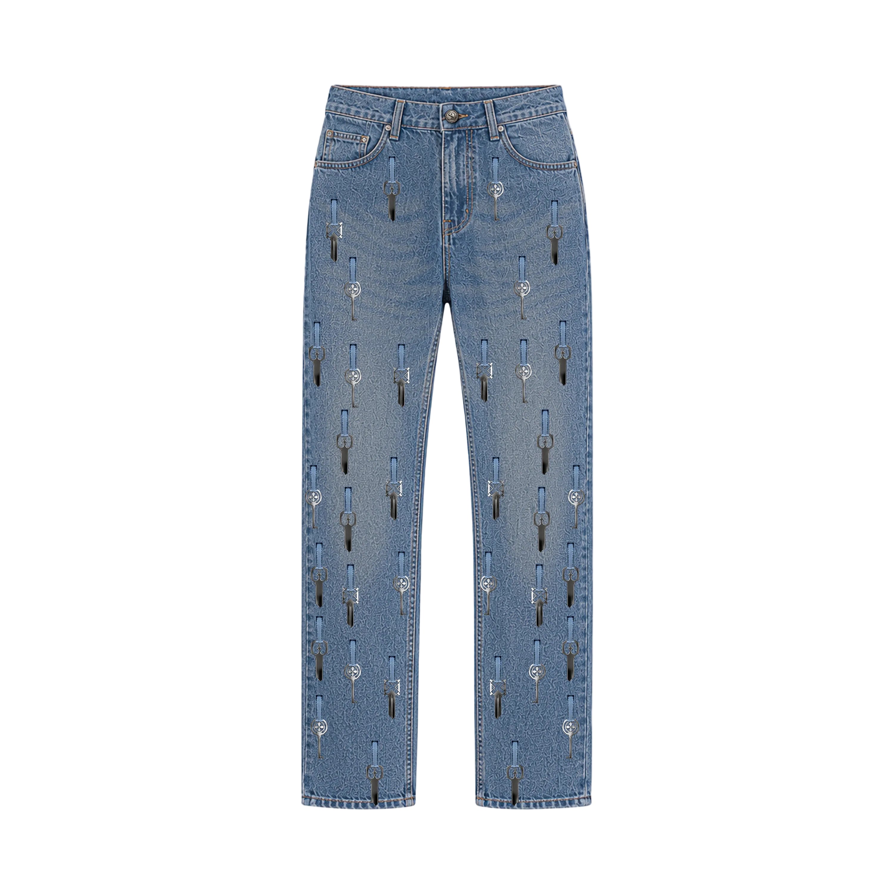 UNISEX SLAVE DENIM™ KEY DENIM JEANS