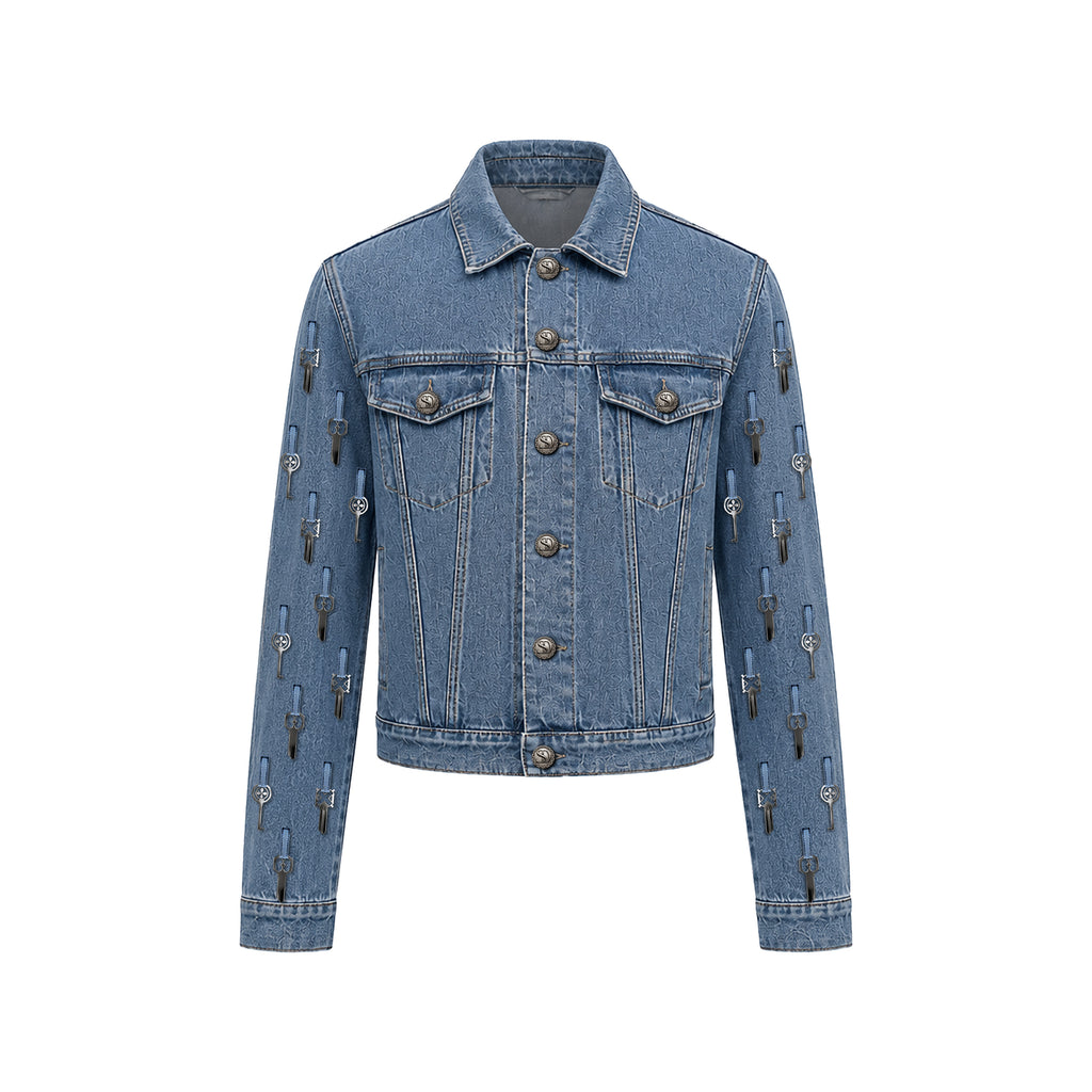 UNISEX KEY DENIM JACKET