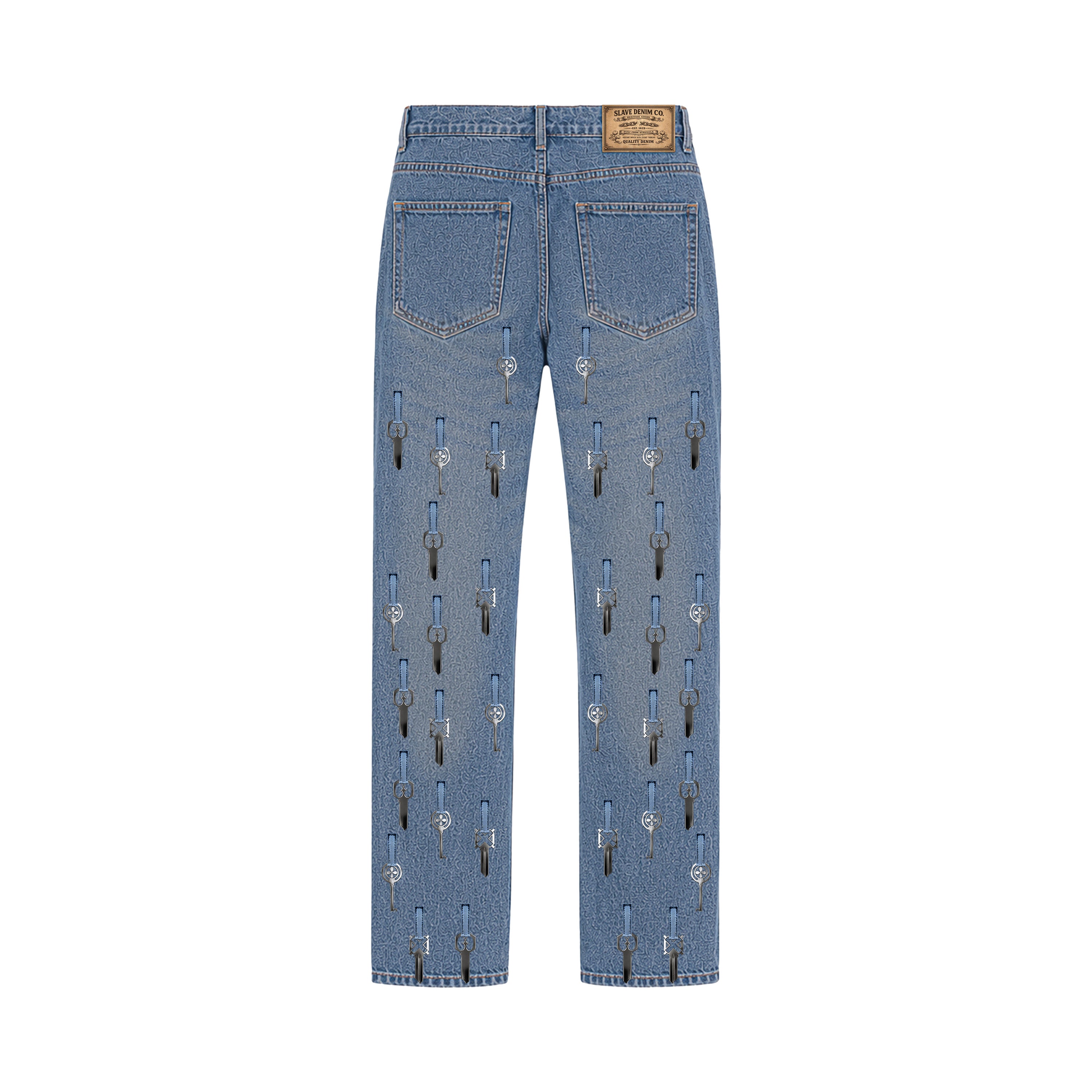 UNISEX SLAVE DENIM KEY DENIM SET