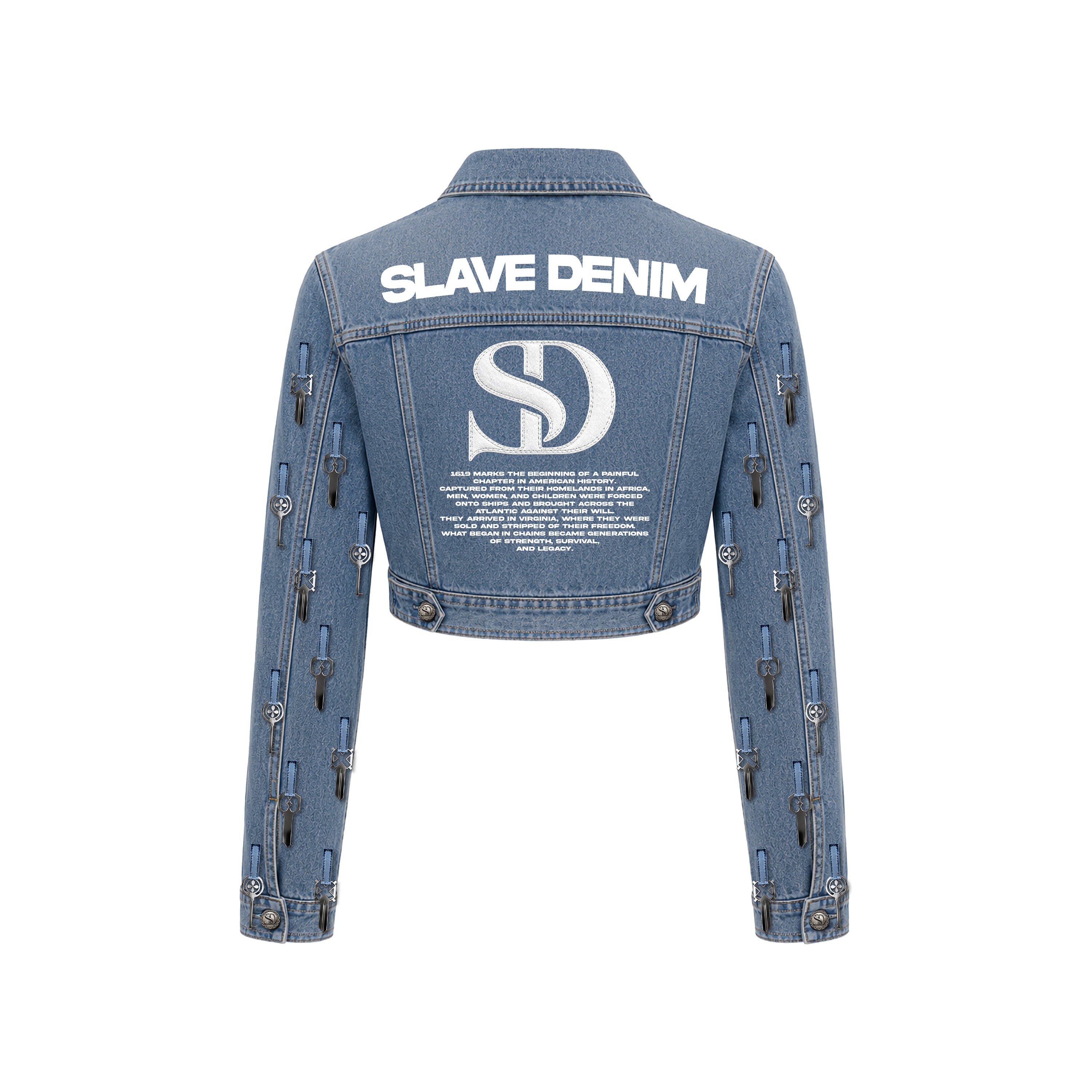 UNISEX SLAVE DENIM KEY DENIM SET